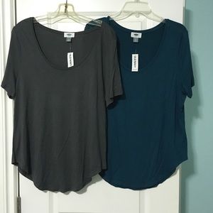 Old navy scoop neck tees